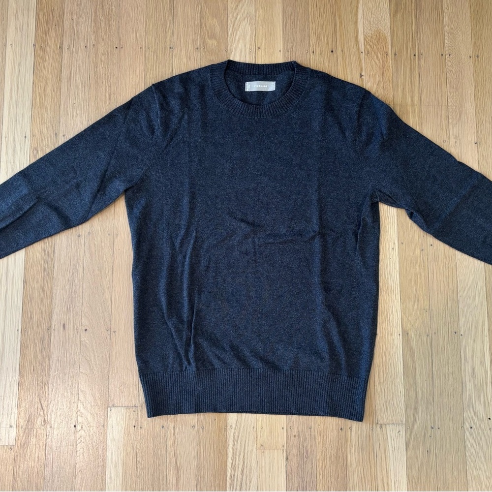 Everlane Crewneck Sweater, Gray, Men’s Small